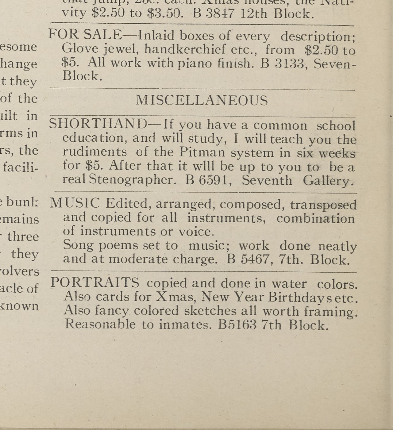 Image of William Mitchell's article offering lessons on Pitman System