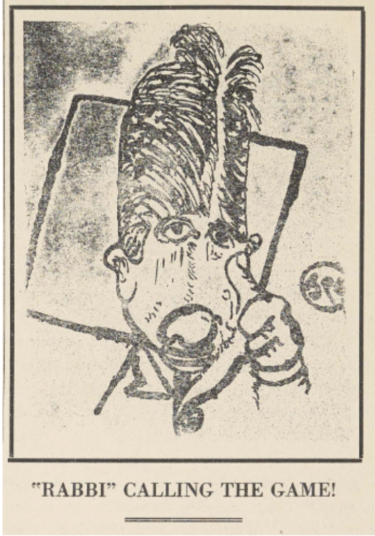 Drawing of the Rabbi